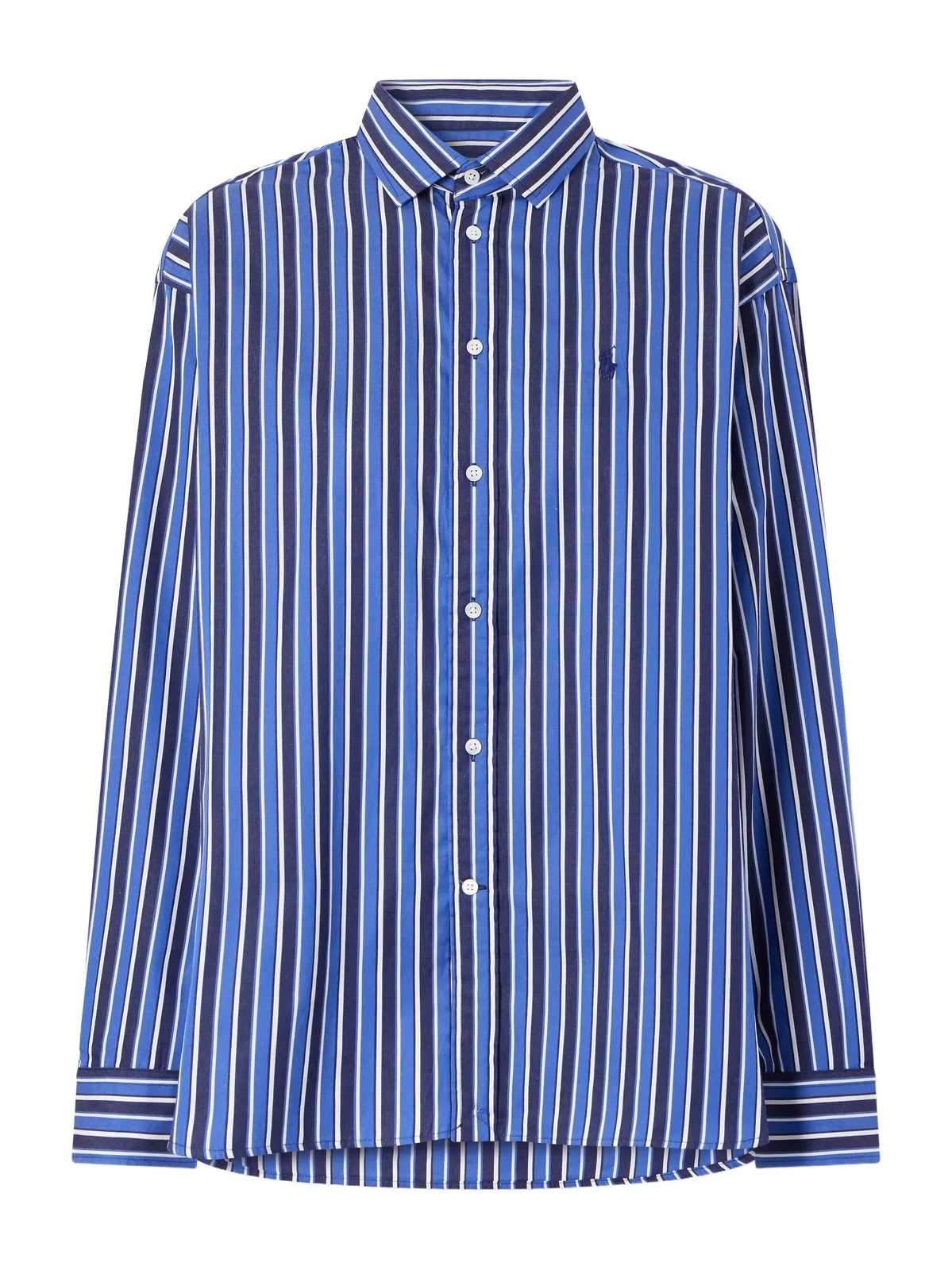 Striped Cotton-poplin Shirt