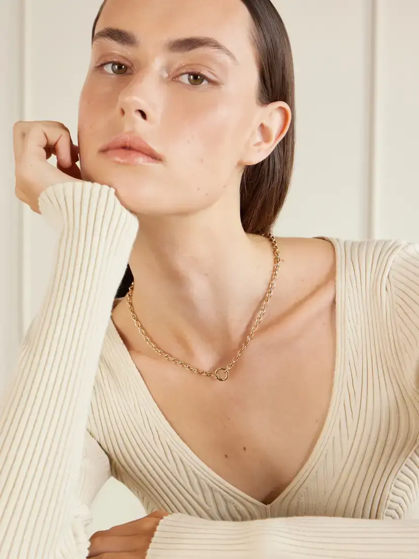 David Yurman Dy Mercer® 18-karat Gold Necklace | Thumbnail 2 David Yurman Dy Mercer® 18-karat Gold Necklace | Thumbnail 2