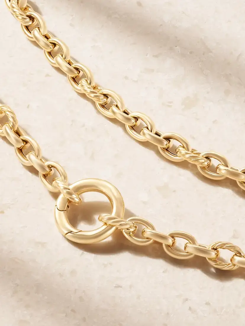 David Yurman Dy Mercer® 18-karat Gold Necklace | Thumbnail 3 David Yurman Dy Mercer® 18-karat Gold Necklace | Thumbnail 3