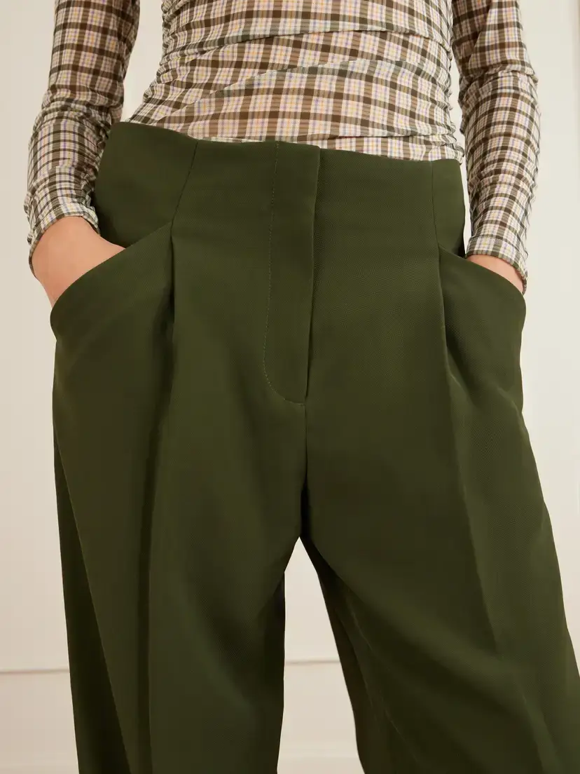 Veronica Beard Kenneth Stretch-crepe Wide-leg Pants | Thumbnail 4 Veronica Beard Kenneth Stretch-crepe Wide-leg Pants | Thumbnail 4