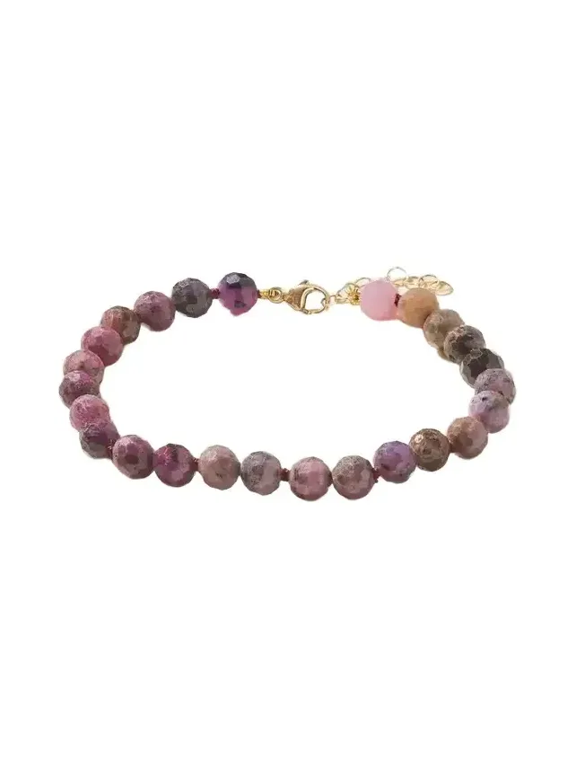14-karat Gold Ruby Bracelet