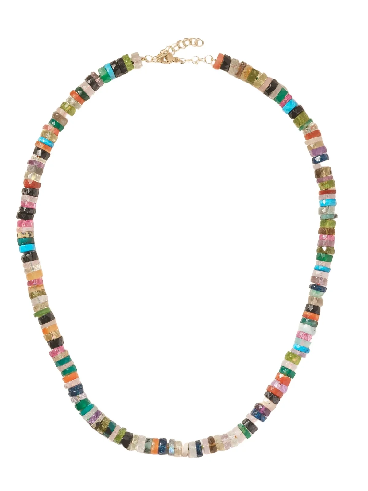 Rainbow 14-karat Gold Multi-stone Necklace Rainbow 14-karat Gold Multi-stone Necklace