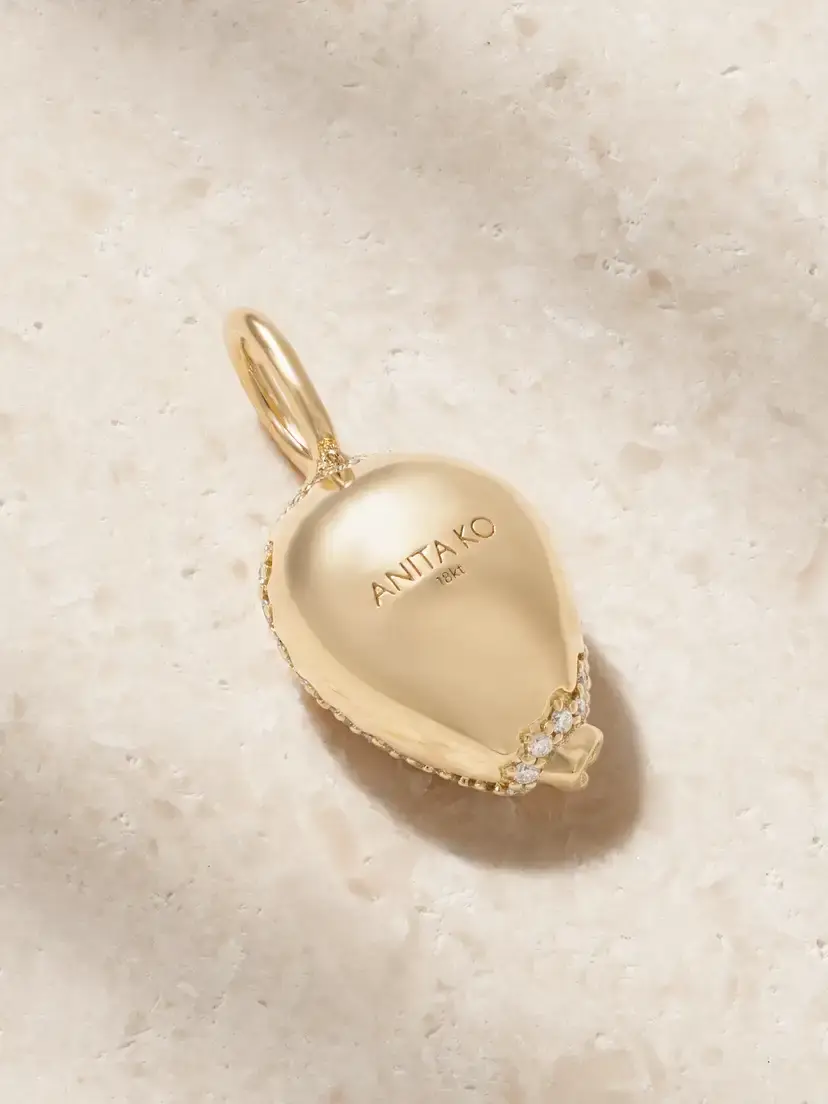 Anita Ko Puka 18-karat Gold Diamond Pendant | Thumbnail 3 Anita Ko Puka 18-karat Gold Diamond Pendant | Thumbnail 3