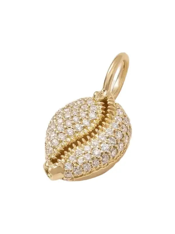 Puka 18-karat Gold Diamond Pendant Puka 18-karat Gold Diamond Pendant