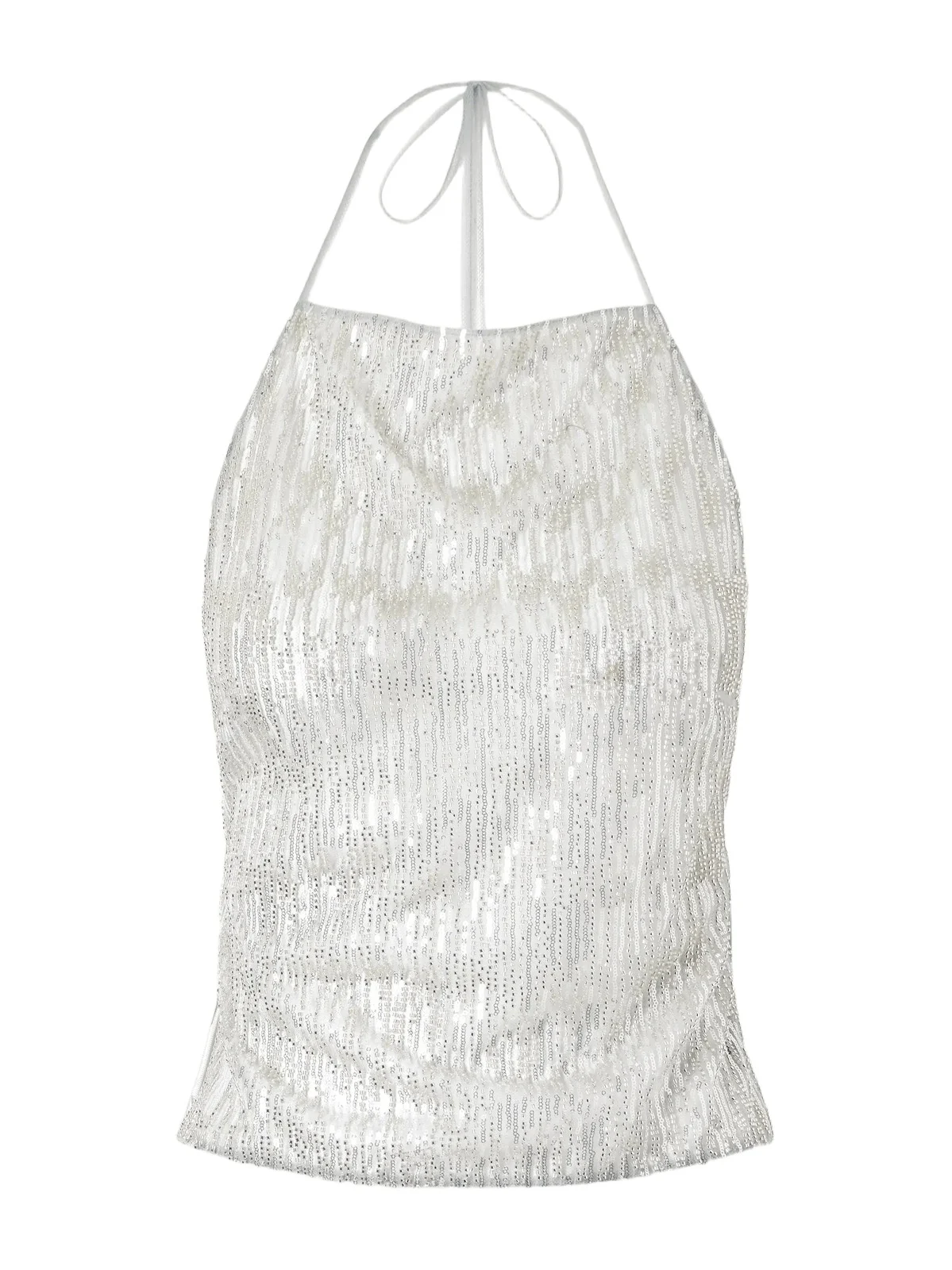 Rayy Sequined Mesh Top Rayy Sequined Mesh Top