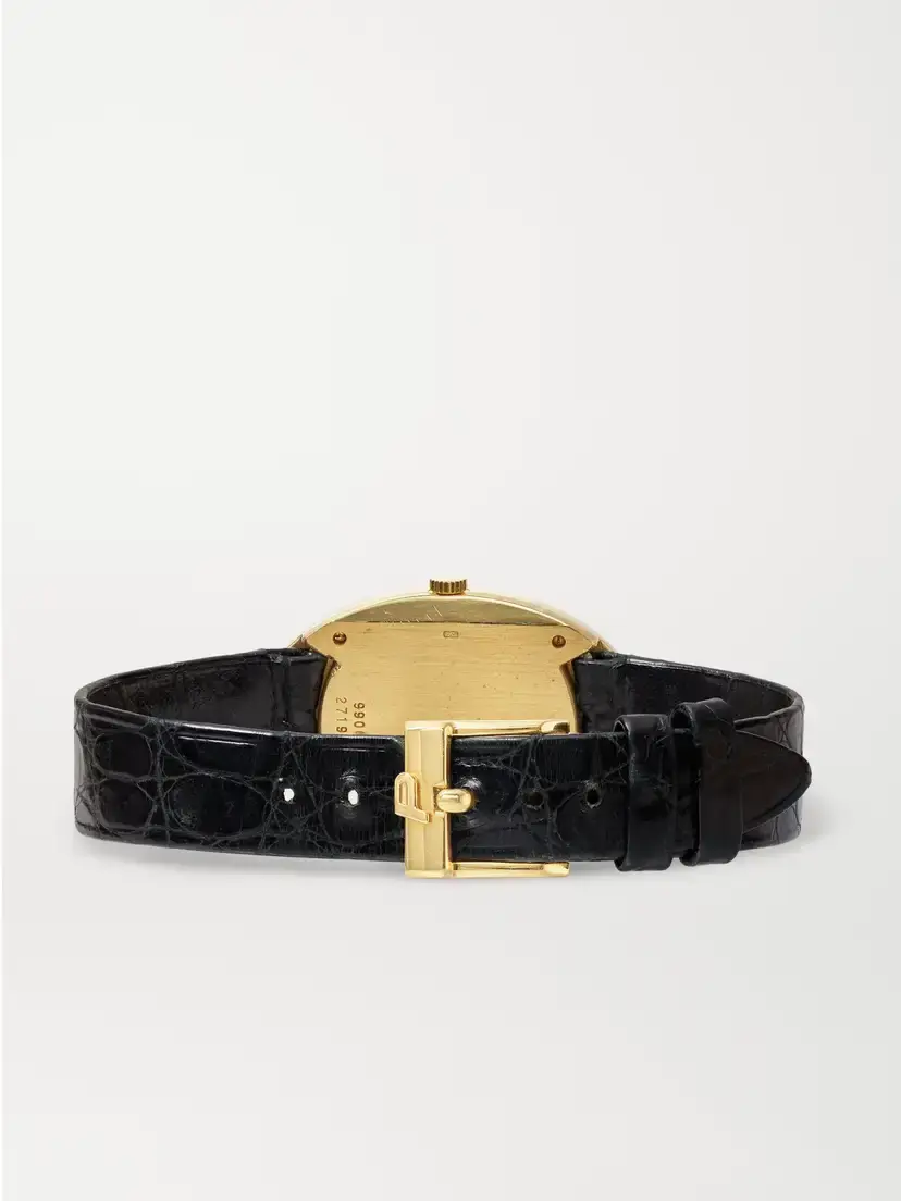 Stephanie Windsor + Piaget Vintage 1976 Oval Dress Hand-wound 18-karat Gold Onyx Watch, Ref. 99061 (6.5" Wrist) | Thumbnail 5 Stephanie Windsor + Piaget Vintage 1976 Oval Dress Hand-wound 18-karat Gold Onyx Watch, Ref. 99061 (6.5" Wrist) | Thumbnail 5
