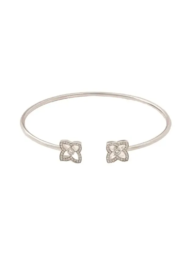 Lotus By De Beers 18-karat White Gold Diamond Bangle Lotus By De Beers 18-karat White Gold Diamond Bangle