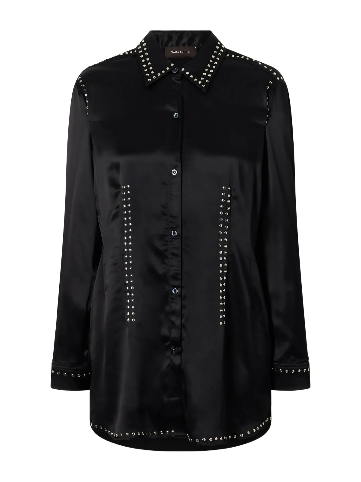 Mystic Studded Satin Shirt Mystic Studded Satin Shirt