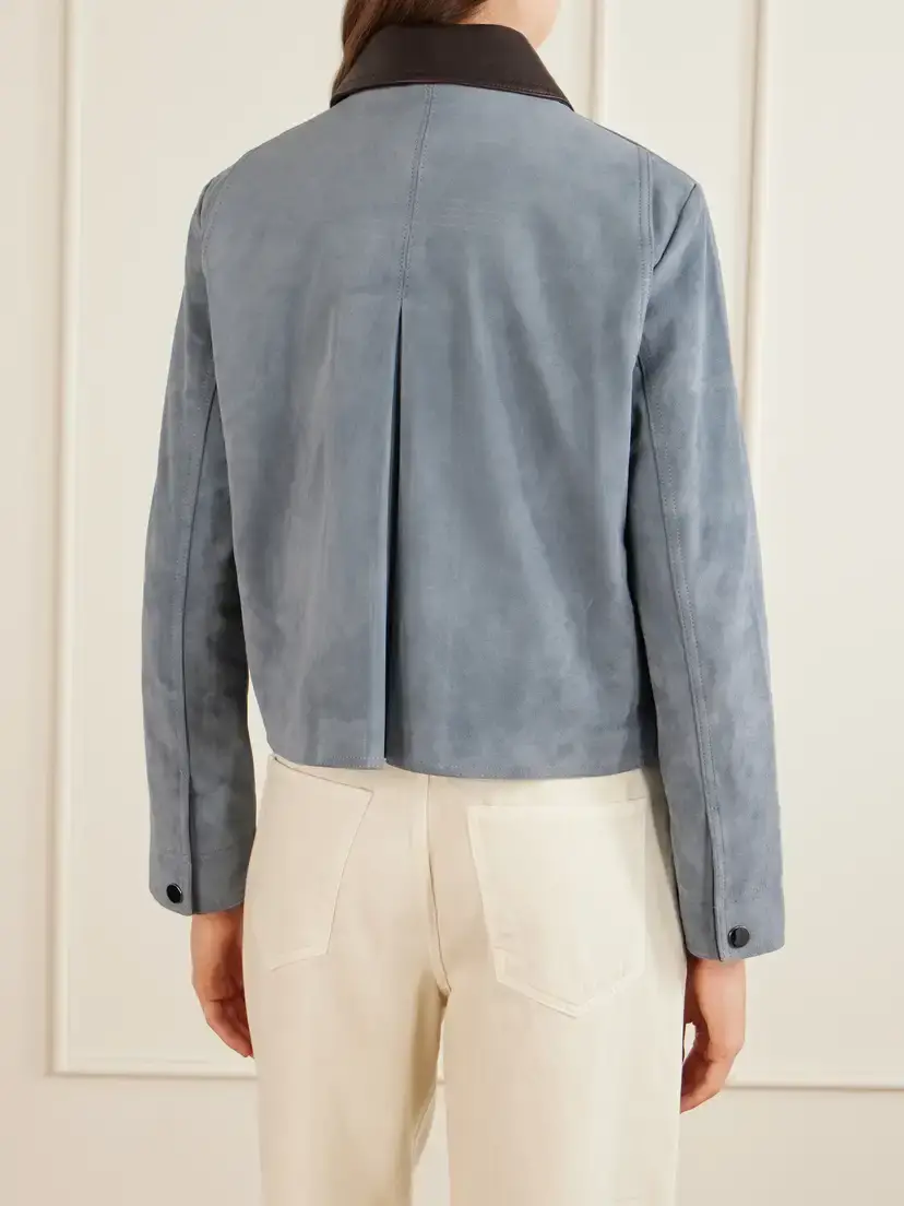 Veronica Beard Walters Suede Jacket | Thumbnail 4 Veronica Beard Walters Suede Jacket | Thumbnail 4