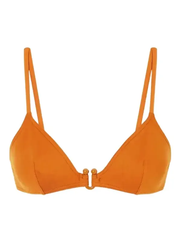 Stylish Embellished Triangle Bikini Top