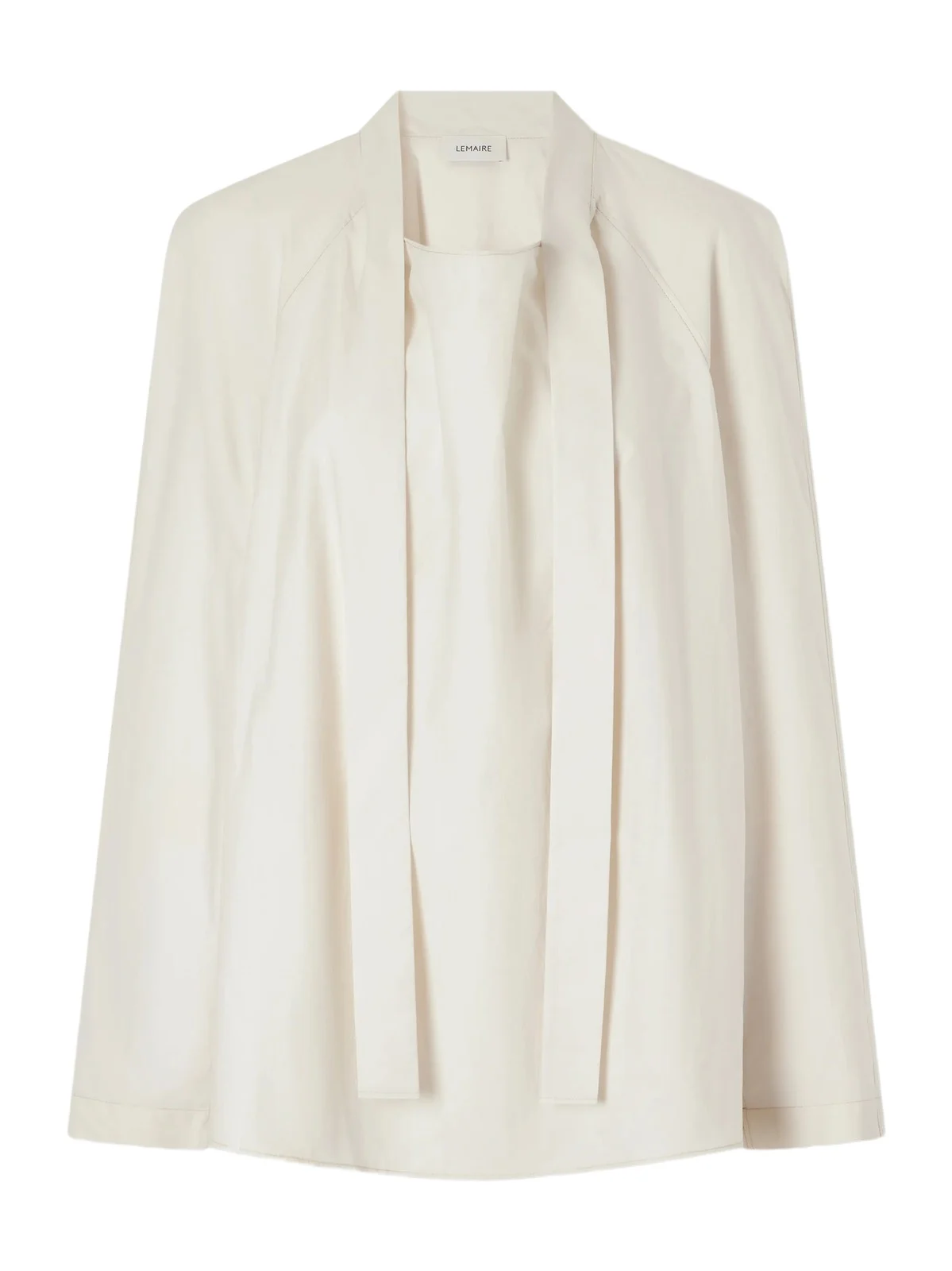 Ascot Cotton And Silk-blend Shirt - Neutrals