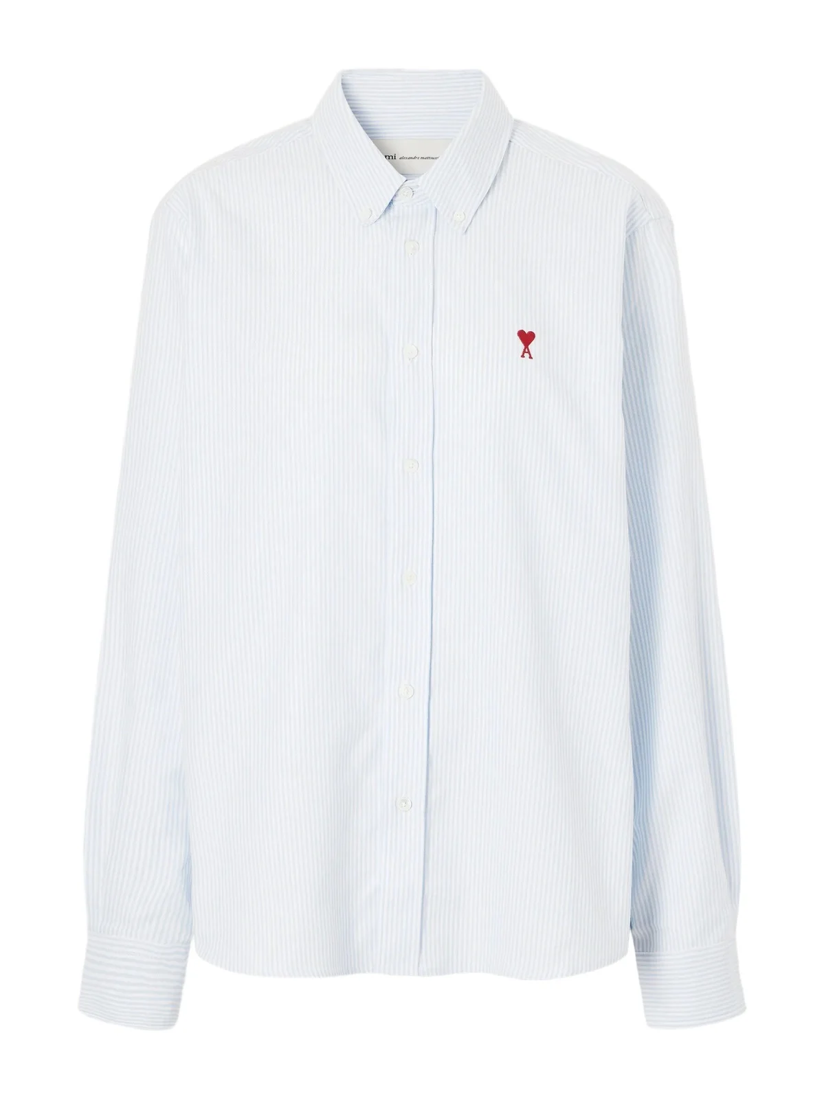 Embroidered Striped Cotton Oxford Shirt Embroidered Striped Cotton Oxford Shirt