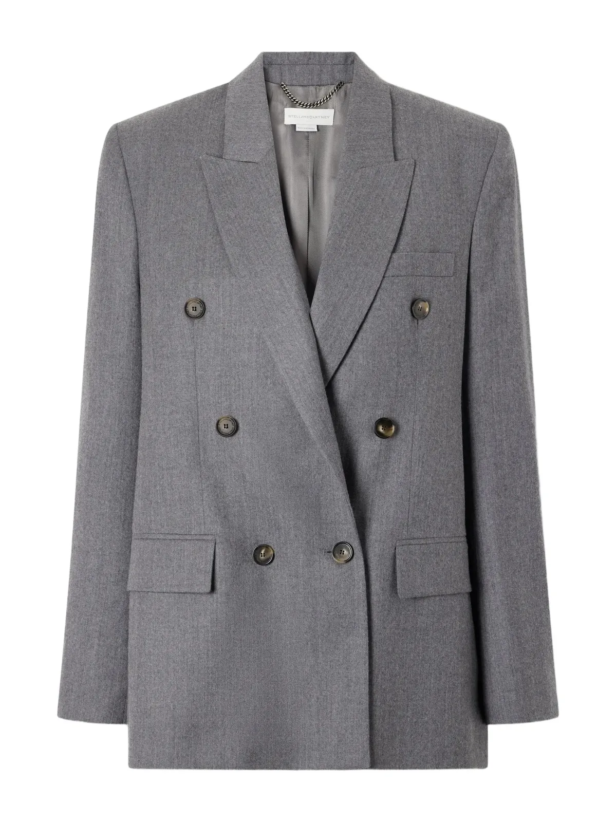 Doubled-breasted Oversized Wool Blazer