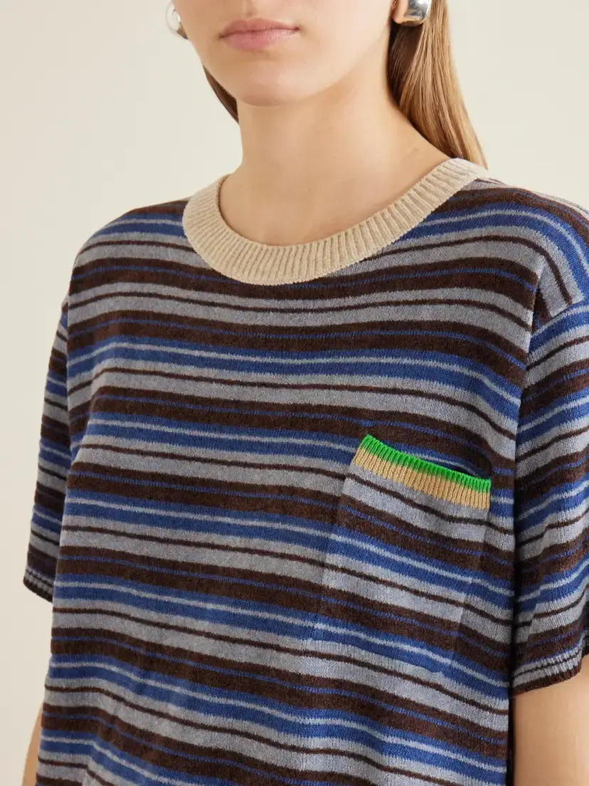 Maison Margiela Striped Knitted T-shirt | Thumbnail 5 Maison Margiela Striped Knitted T-shirt | Thumbnail 5