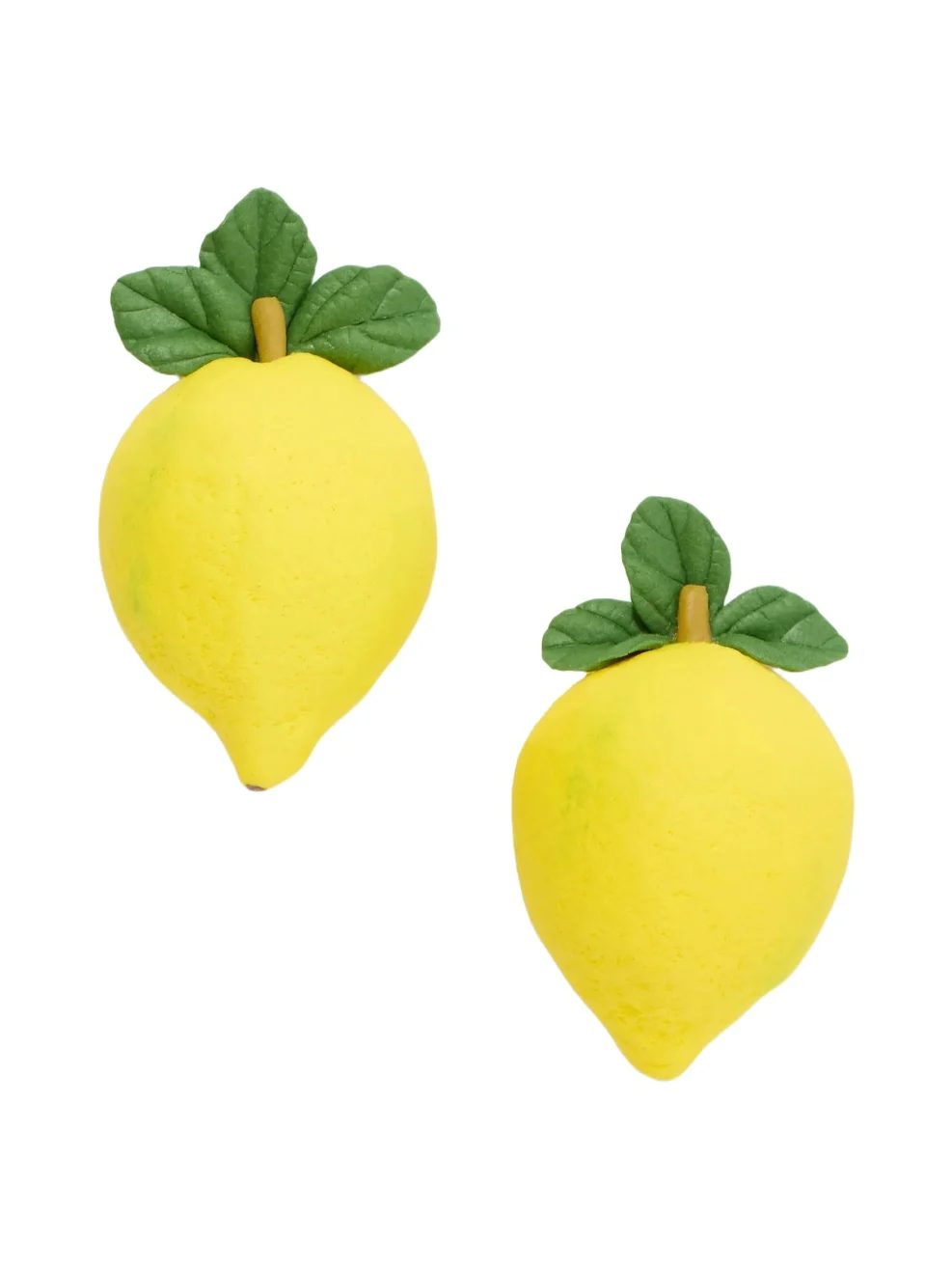 Citron Resin Earrings
