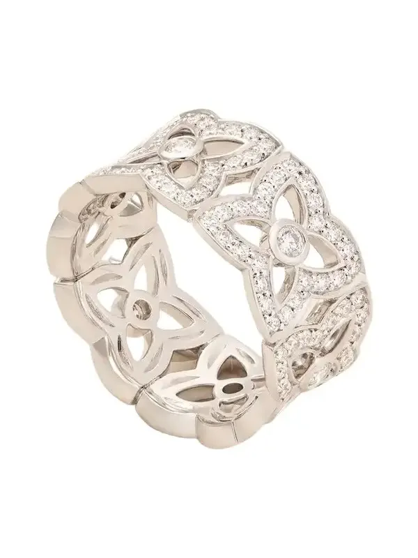 Lotus By De Beers 18-karat White Gold Diamond Ring Lotus By De Beers 18-karat White Gold Diamond Ring