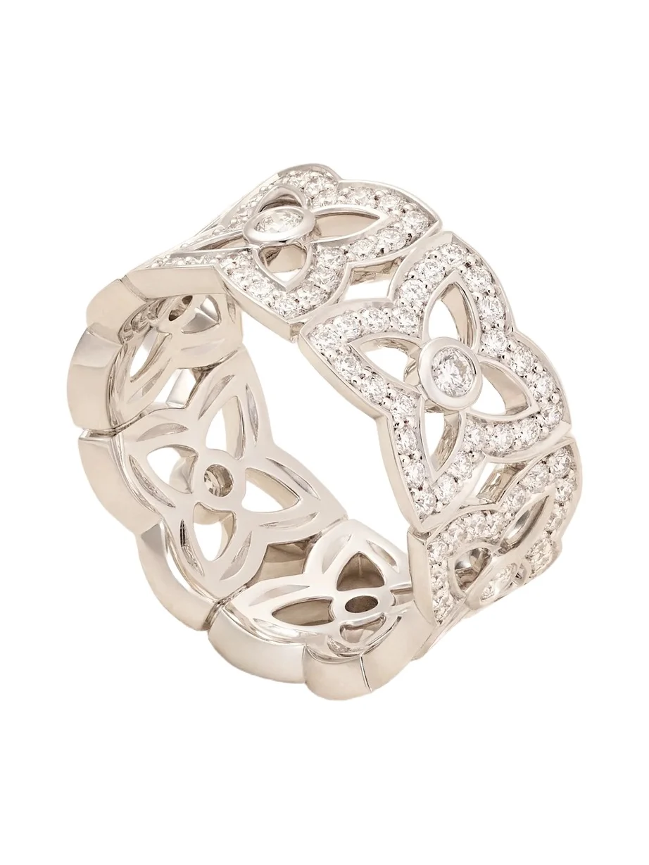 De Beers London Lotus By De Beers 18-karat White Gold Diamond Ring