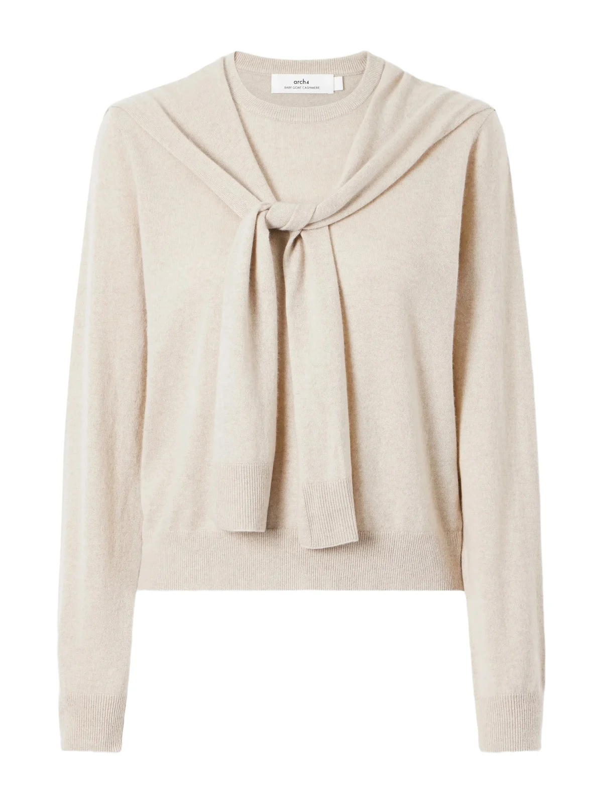 Eldergrove Tie-detailed Cashmere Sweater Eldergrove Tie-detailed Cashmere Sweater