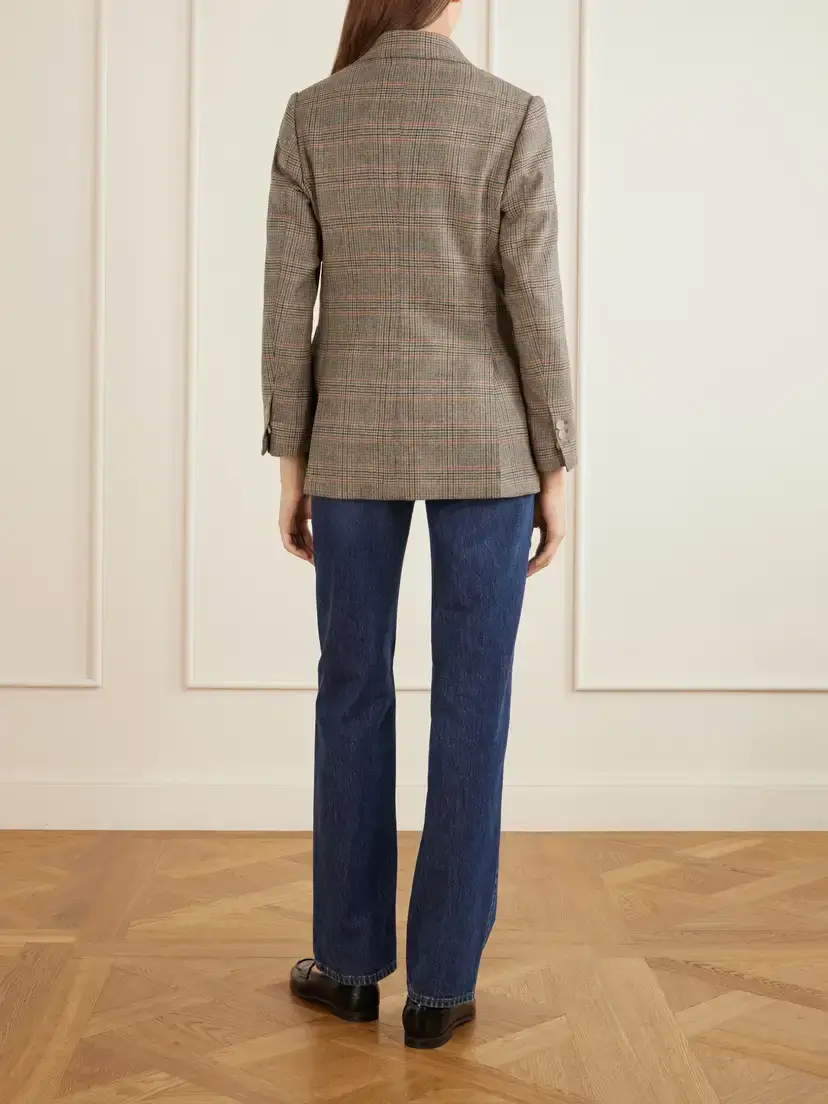 Giuliva Heritage The Andrea Prince Of Wales Wool And Cashmere-blend Blazer | Thumbnail 3