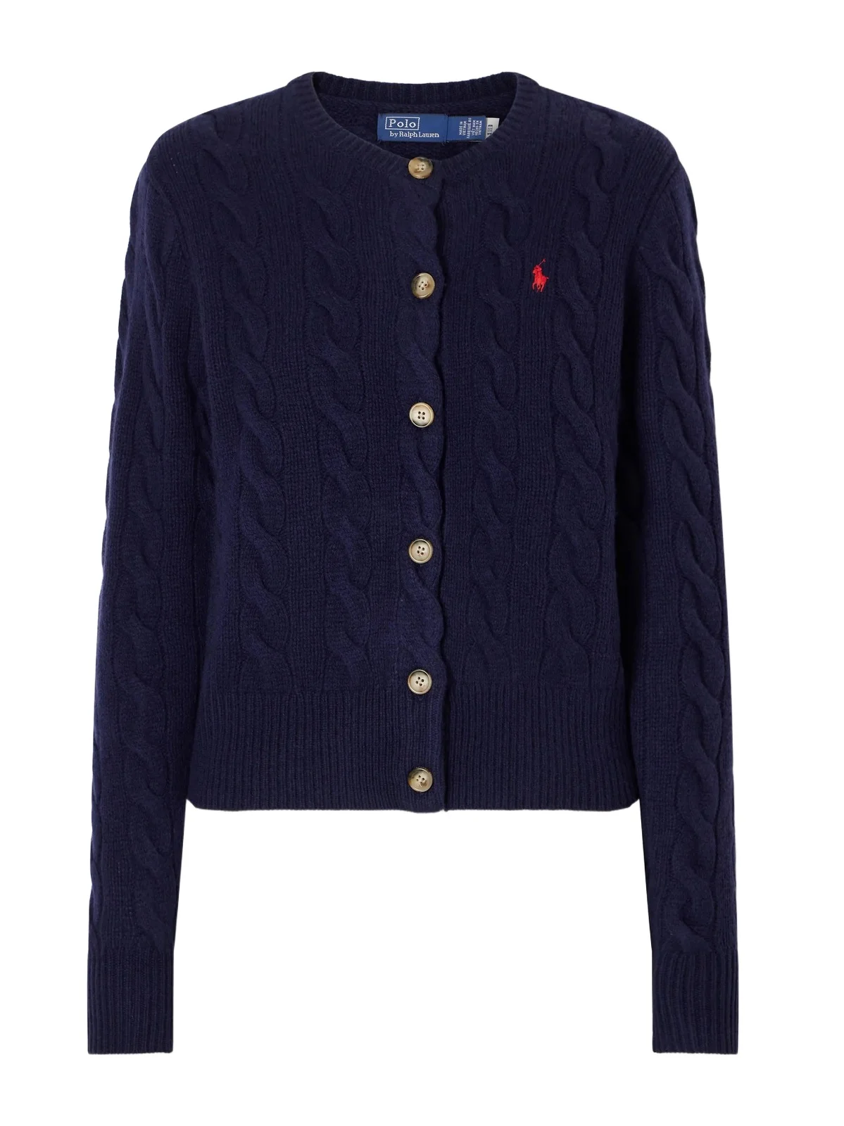 Logo-embroidered Wool And Cashmere-blend Cardigan - Blue Logo-embroidered Wool And Cashmere-blend Cardigan - Blue