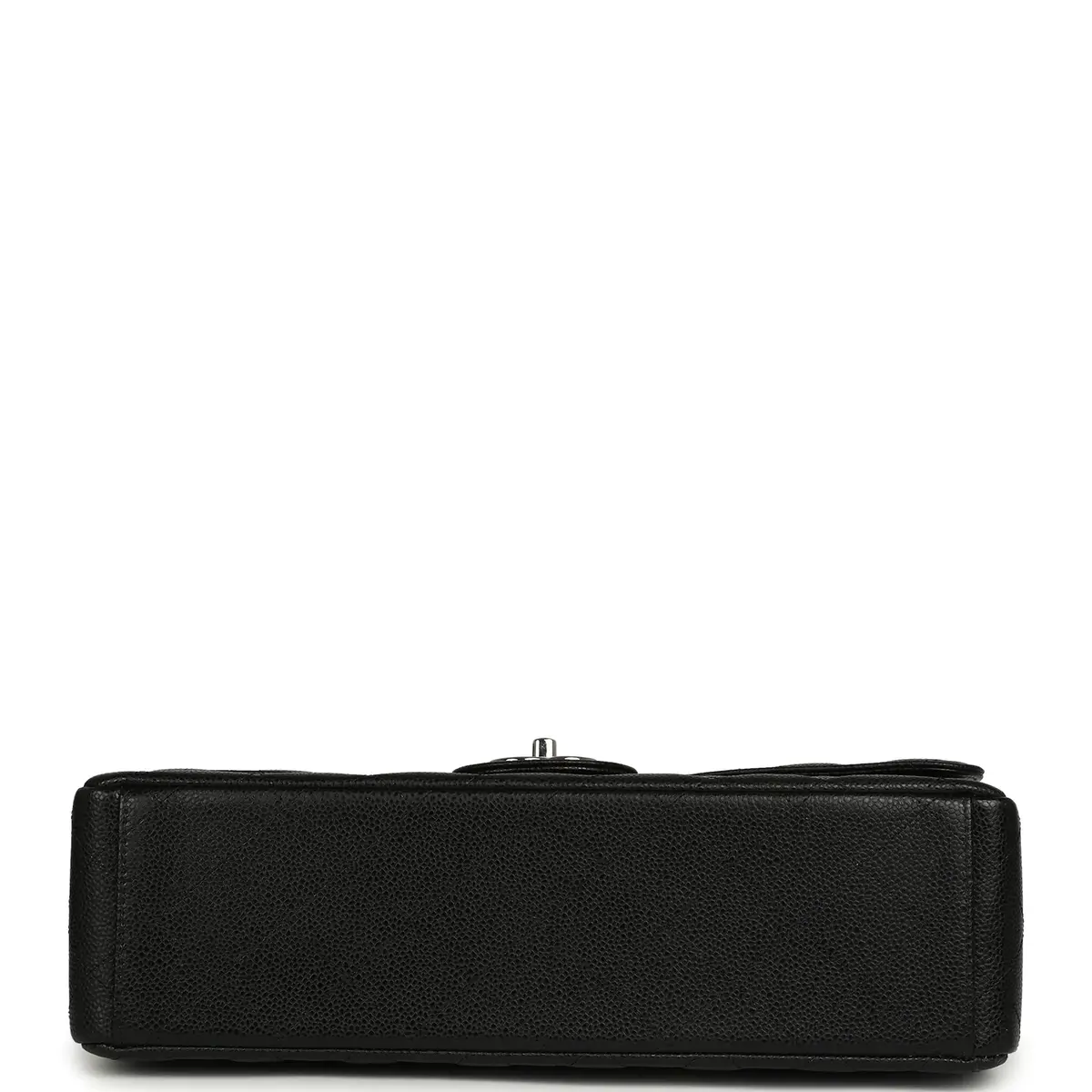 Chanel Chanel Maxi Classic Double Flap Bag Black Caviar Silver Hardware | Thumbnail 6