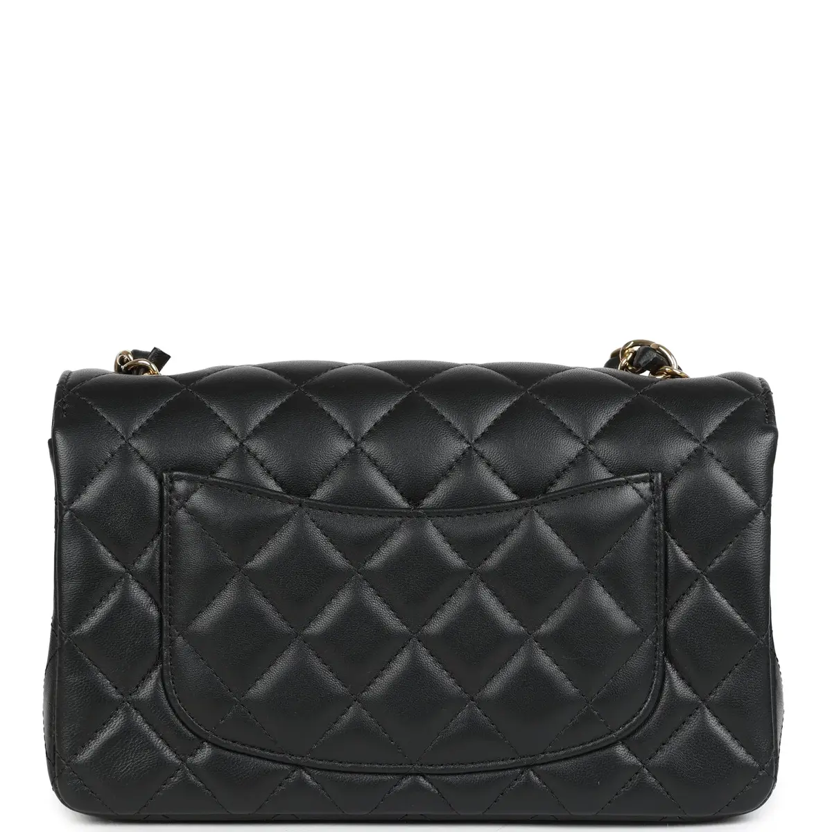 Chanel Chanel Mini Classic "Charms" Rectangular Flap Bag Black Lambskin Gold Hardware | Thumbnail 4