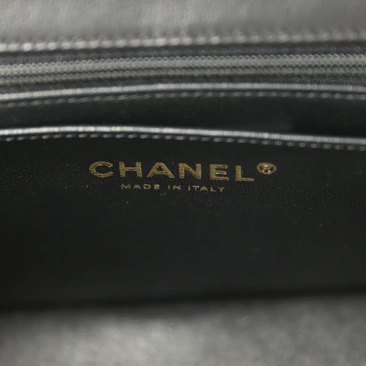 Chanel Chanel Mini Classic Rectangular Flap Bag Black Lambskin Silver Hardware | Thumbnail 9