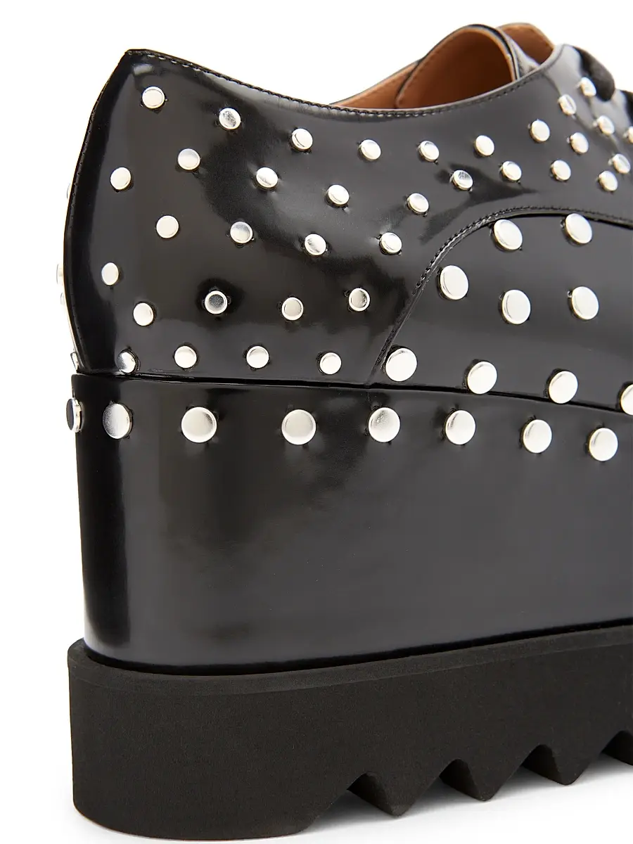 Stella McCartney Women's Elyse 75MM Studded Platform Derbys | Thumbnail 5