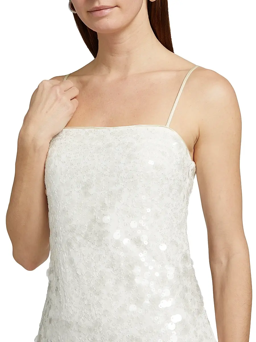 Simkhai Women's Lollie Sequined A-Line Minidress | Thumbnail 6