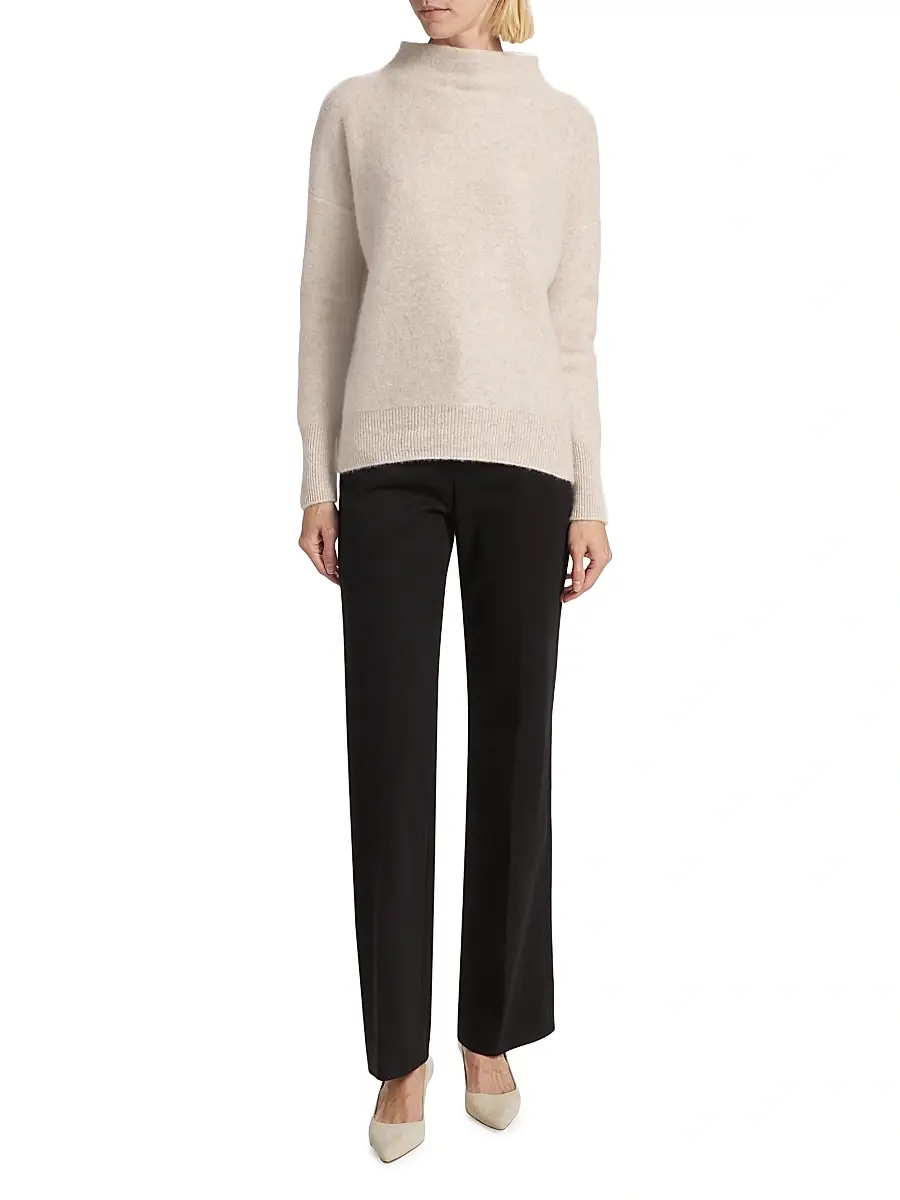 Vince Women's Funnelneck Cashmere Sweater | Thumbnail 2 Vince Women's Funnelneck Cashmere Sweater | Thumbnail 2