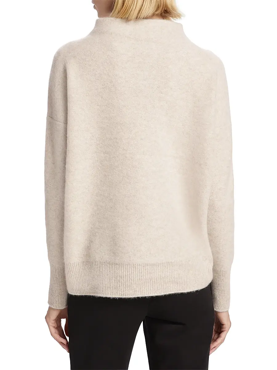 Vince Women's Funnelneck Cashmere Sweater | Thumbnail 5 Vince Women's Funnelneck Cashmere Sweater | Thumbnail 5