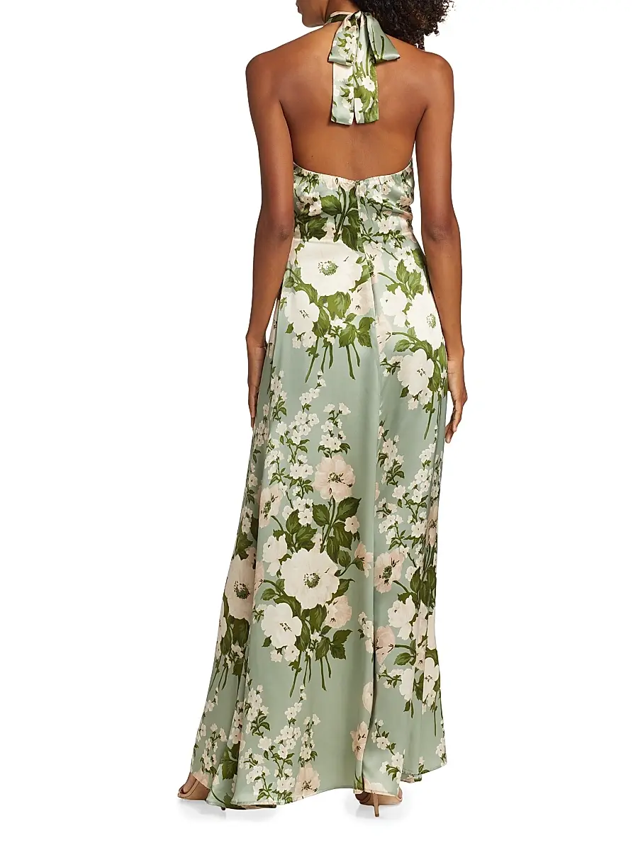 Reformation Women's Veria Floral Silk Maxi Dress | Thumbnail 5