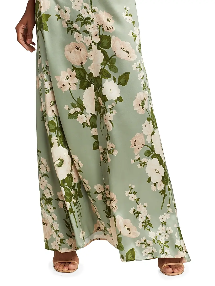 Reformation Women's Veria Floral Silk Maxi Dress | Thumbnail 6