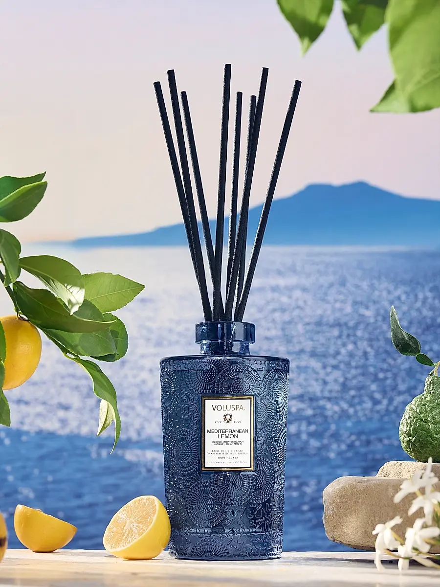 Voluspa Mediterranean Lemon Reed Diffuser | Thumbnail 3 Voluspa Mediterranean Lemon Reed Diffuser | Thumbnail 3
