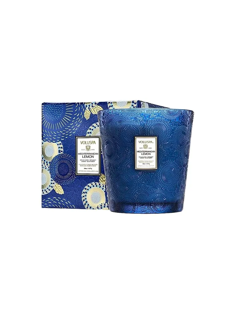 Voluspa Mediterranean Lemon 3-Wick Hearth Candle