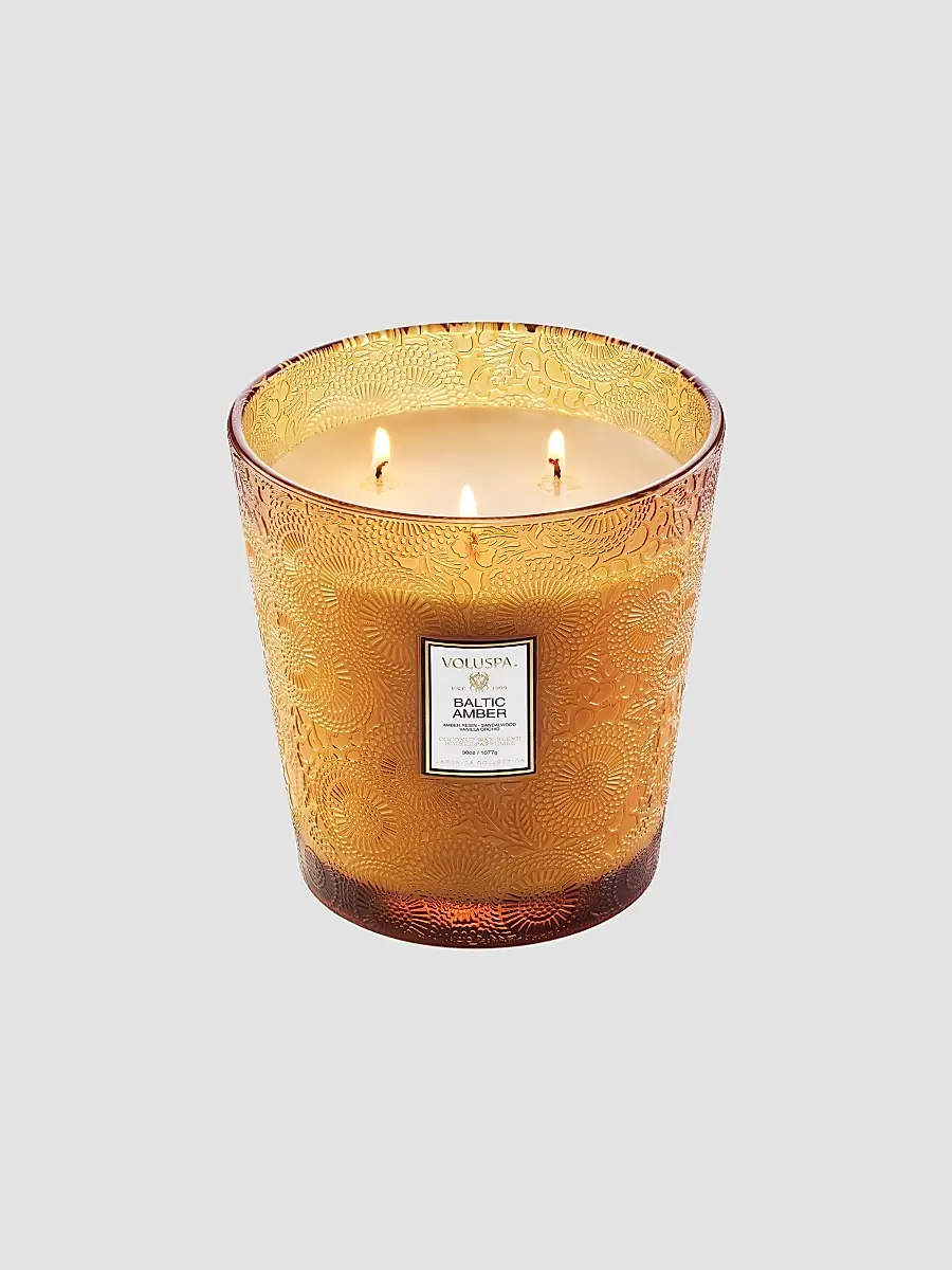 Voluspa Baltic Amber 3-Wick Hearth Candle | Thumbnail 2 Voluspa Baltic Amber 3-Wick Hearth Candle | Thumbnail 2