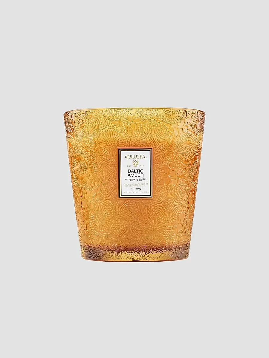 Voluspa Baltic Amber 3-Wick Hearth Candle | Thumbnail 3 Voluspa Baltic Amber 3-Wick Hearth Candle | Thumbnail 3