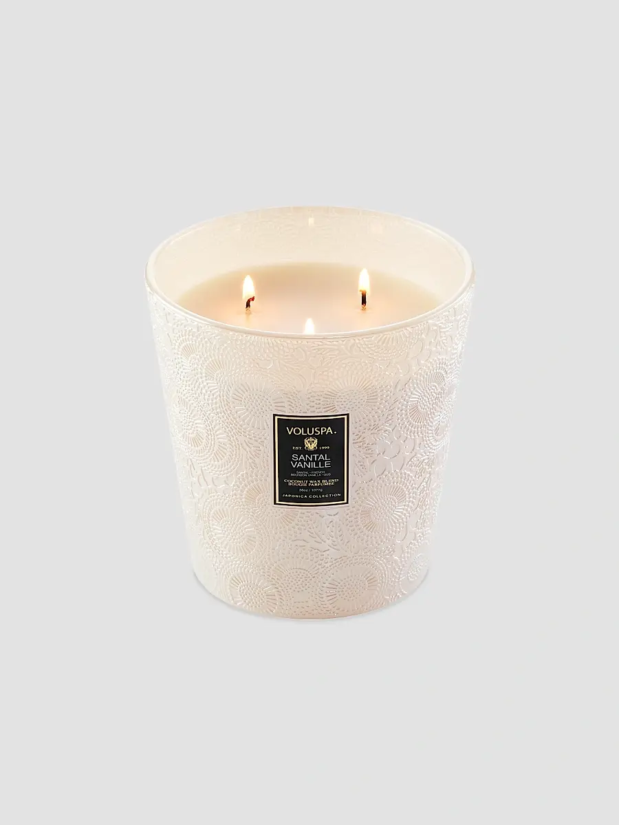 Voluspa Santal Vanille 3-Wick Hearth Candle | Thumbnail 2