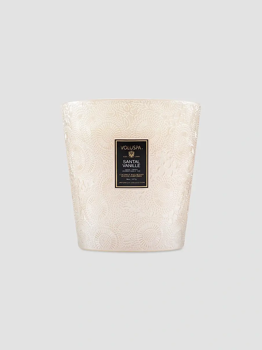 Voluspa Santal Vanille 3-Wick Hearth Candle | Thumbnail 3