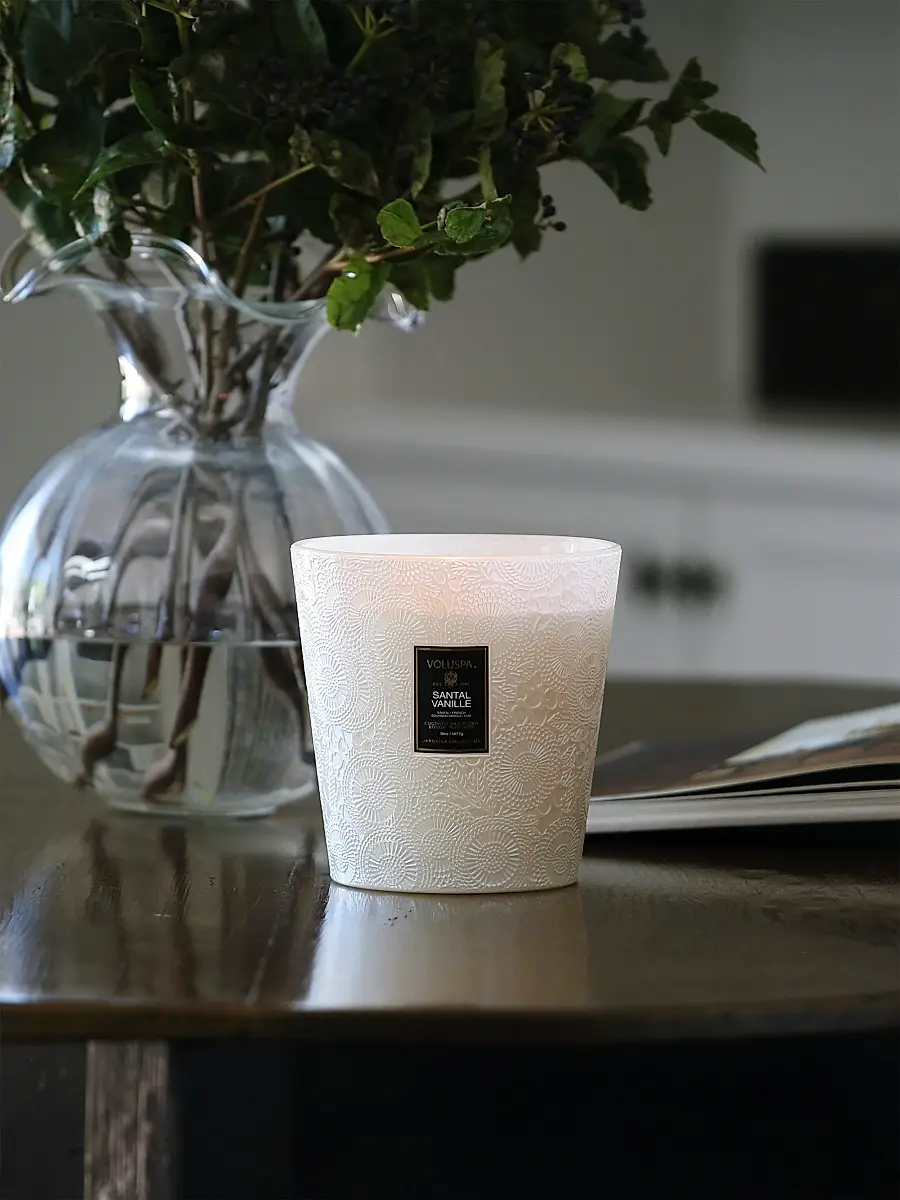 Voluspa Santal Vanille 3-Wick Hearth Candle | Thumbnail 4