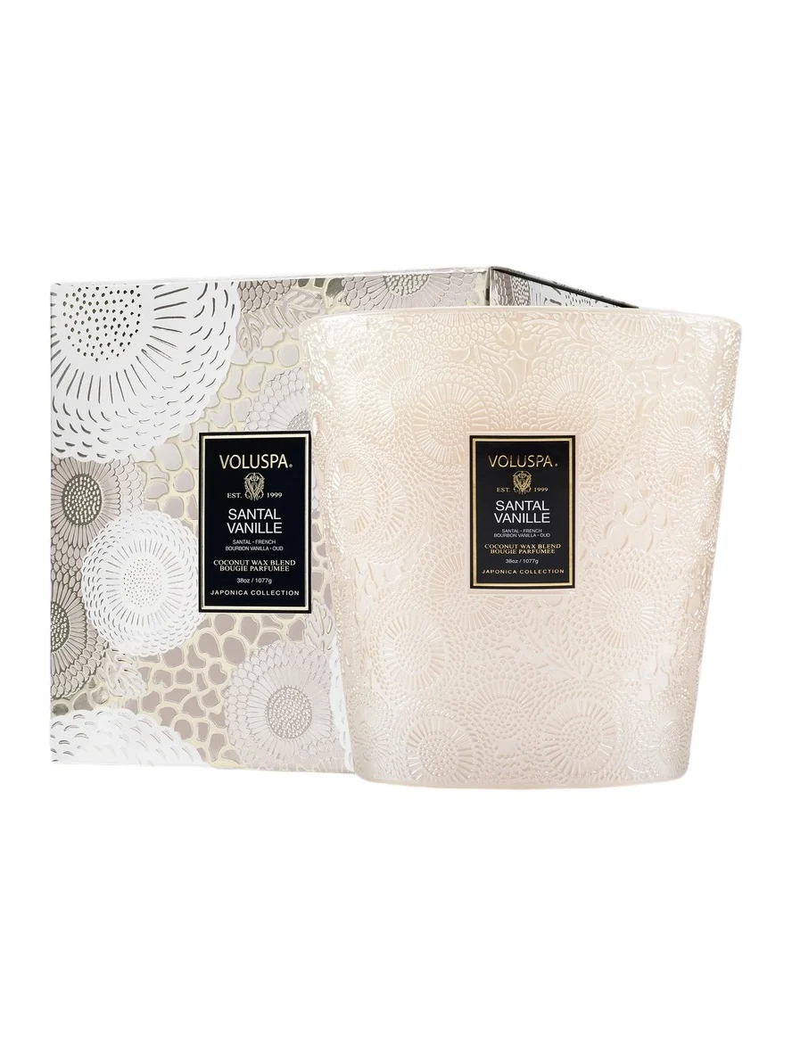 Voluspa Santal Vanille 3-Wick Hearth Candle
