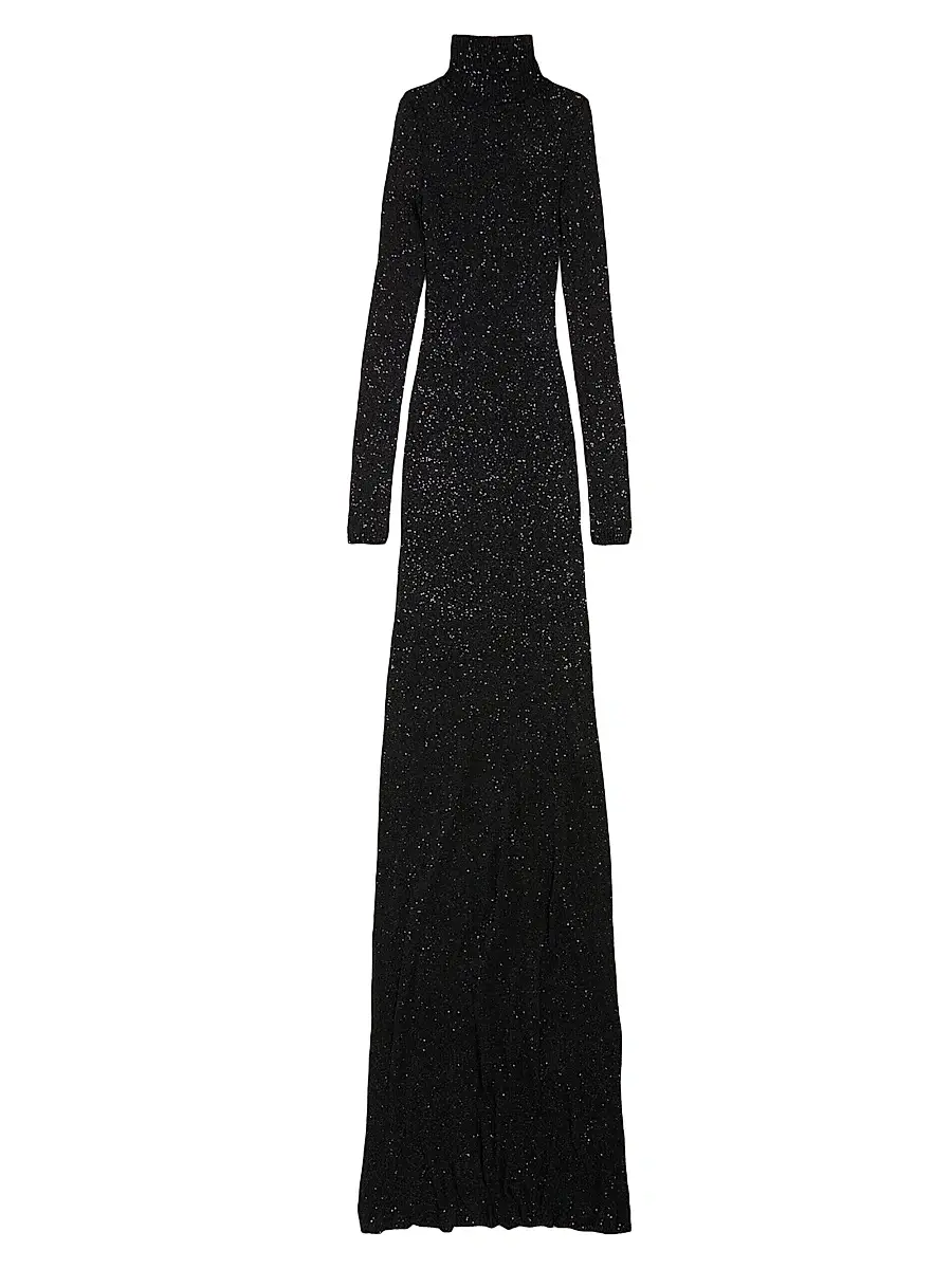 Balenciaga Women's Maxi Dress - Black | Image 1 Balenciaga Women's Maxi Dress - Black | Image 1