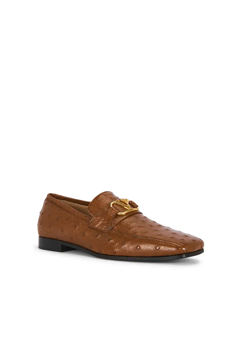 Valentino Garavani Ostrich Loafer | Thumbnail 2