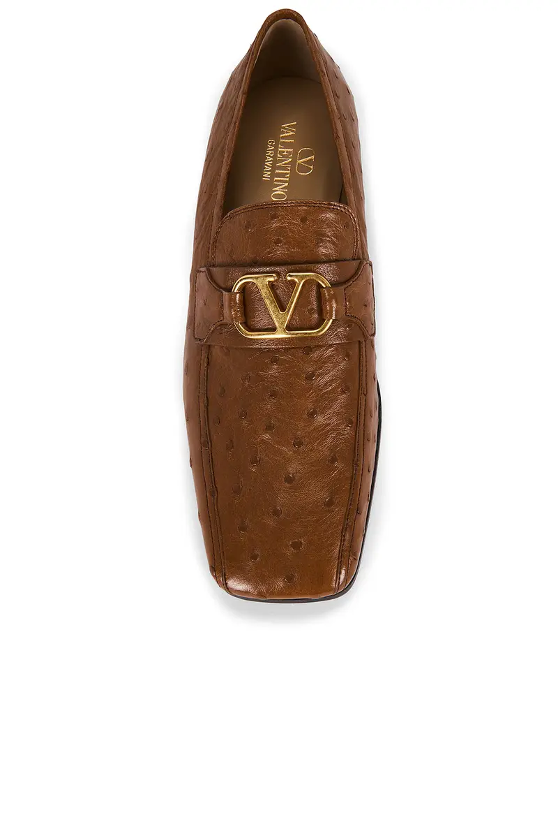 Valentino Garavani Ostrich Loafer | Thumbnail 4