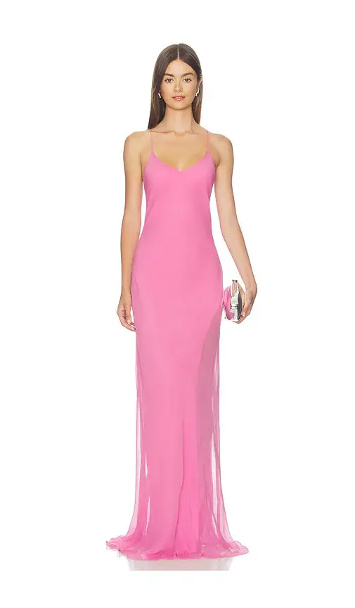 THE SEI Cami Gown With Slit And Cape | Thumbnail 2 THE SEI Cami Gown With Slit And Cape | Thumbnail 2