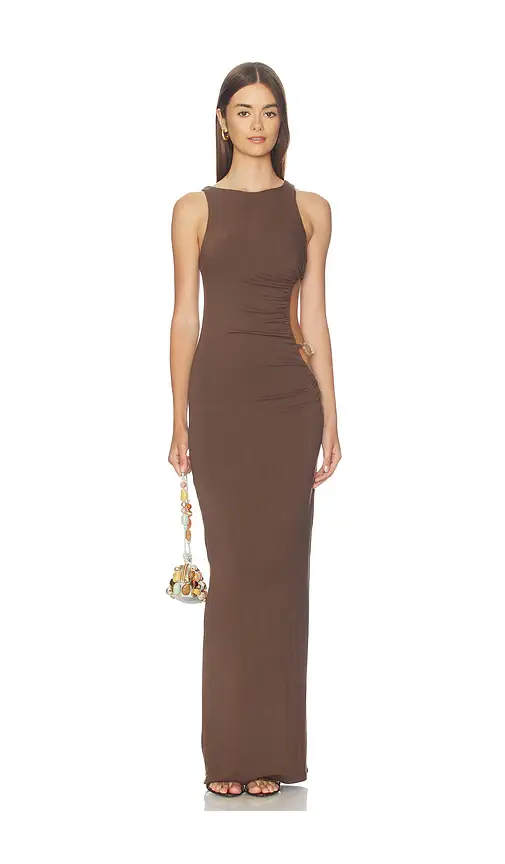 MORE TO COME Juna Cut Out Maxi Dress | Thumbnail 2 MORE TO COME Juna Cut Out Maxi Dress | Thumbnail 2