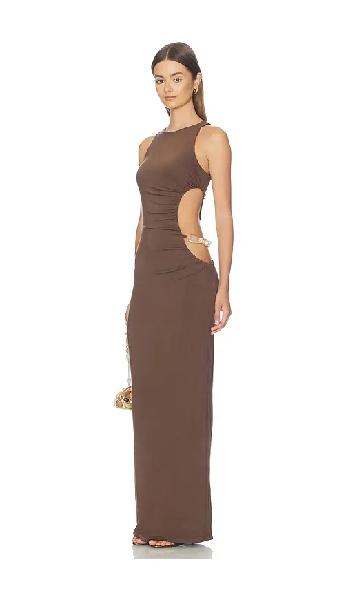 MORE TO COME Juna Cut Out Maxi Dress | Image 1 MORE TO COME Juna Cut Out Maxi Dress | Image 1