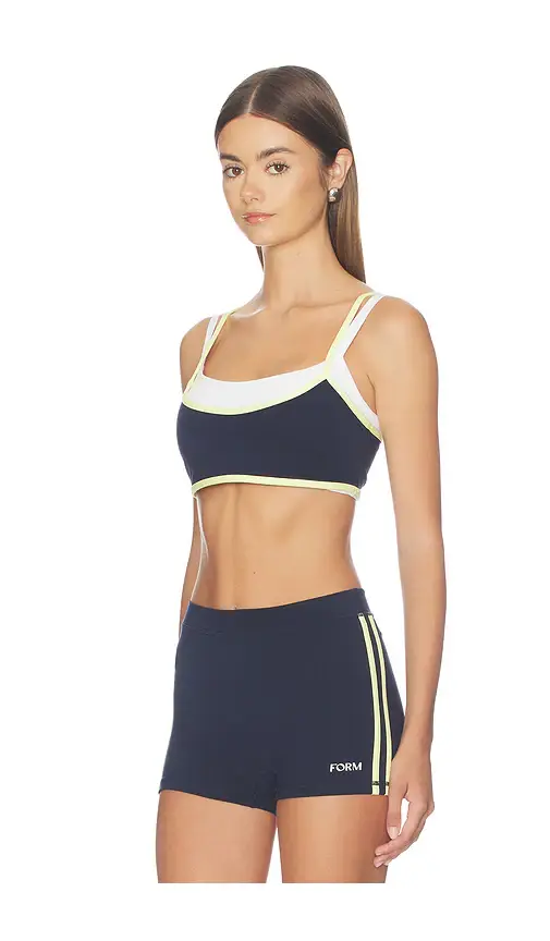 FORM Contrast Layered Sports Bra | Thumbnail 2
