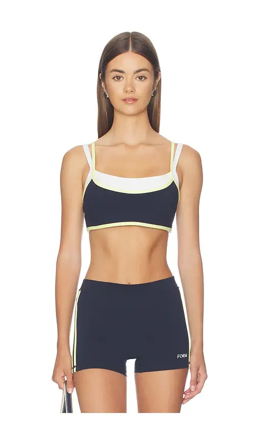 FORM Contrast Layered Sports Bra | Image 1 FORM Contrast Layered Sports Bra | Image 1