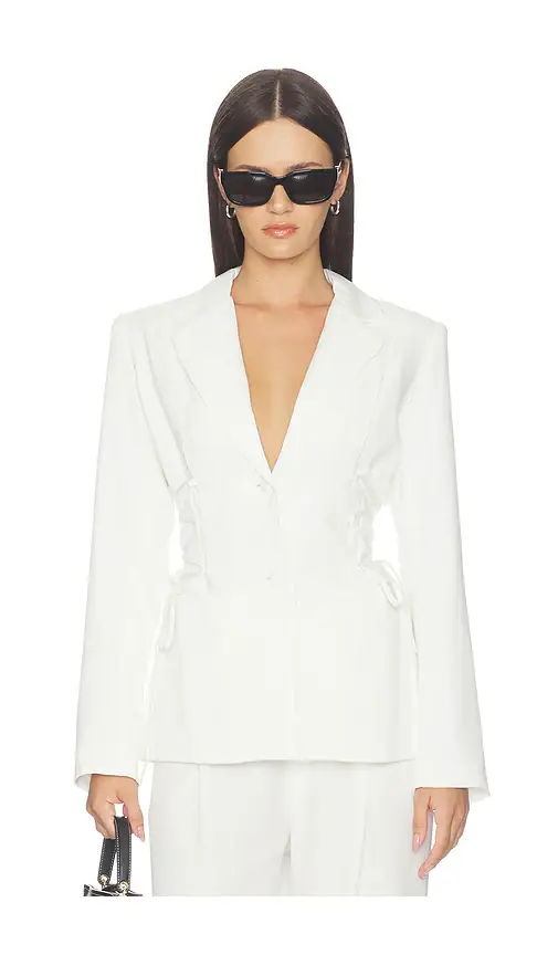 superdown Jennifer Lace Up Blazer | Image 1 superdown Jennifer Lace Up Blazer | Image 1